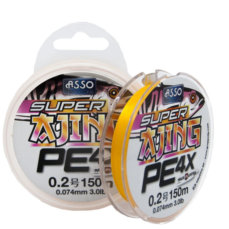 ASSO 4X Super Ajing 0.5PE 150 m Orange