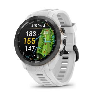 Approach® S70 - Approach® S70 - 42 мм черен керамичен безел с бяла силиконова каишка