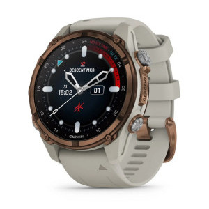 Descent™ Mk3i - 43мм - Descent™ Mk3i – 43 мм|Bronze PVD титан с French grey силиконова каишка