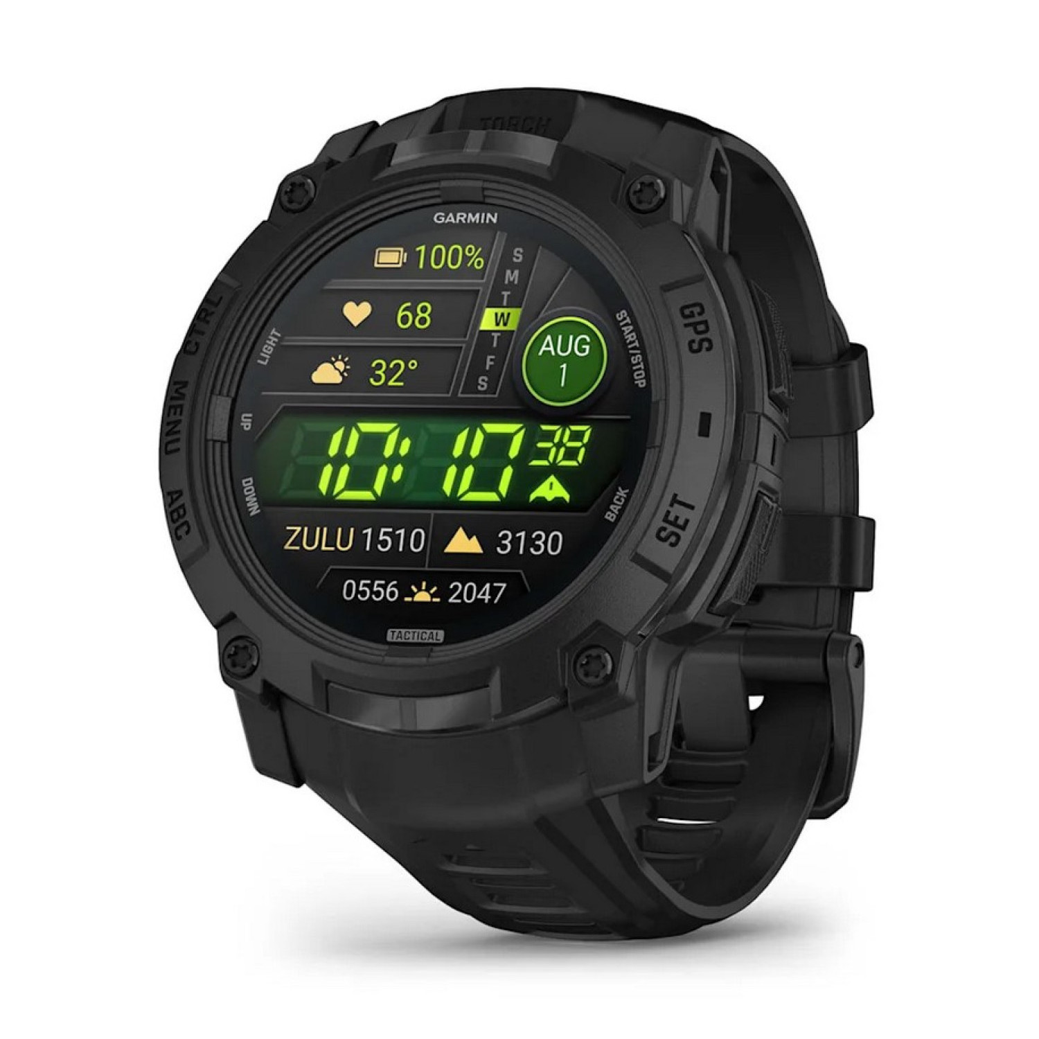 Instinct® 3 – 50 мм, AMOLED - Instinct® 3 – 50 мм, AMOLED, Tactical Edition - Black с Black каишка