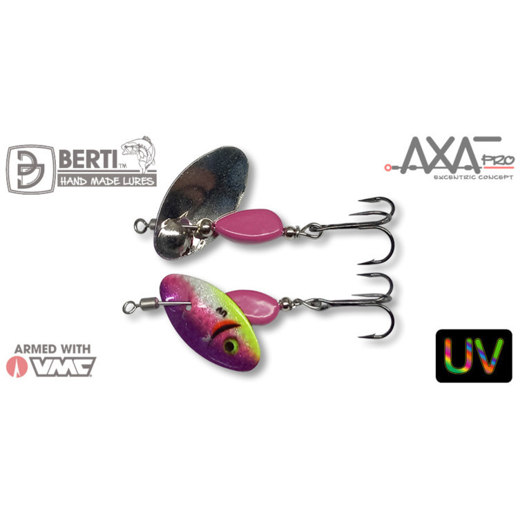 Въртяща блесна BERTI AXAT PRO ELITE UV 2.9 гр. / 22 мм.
