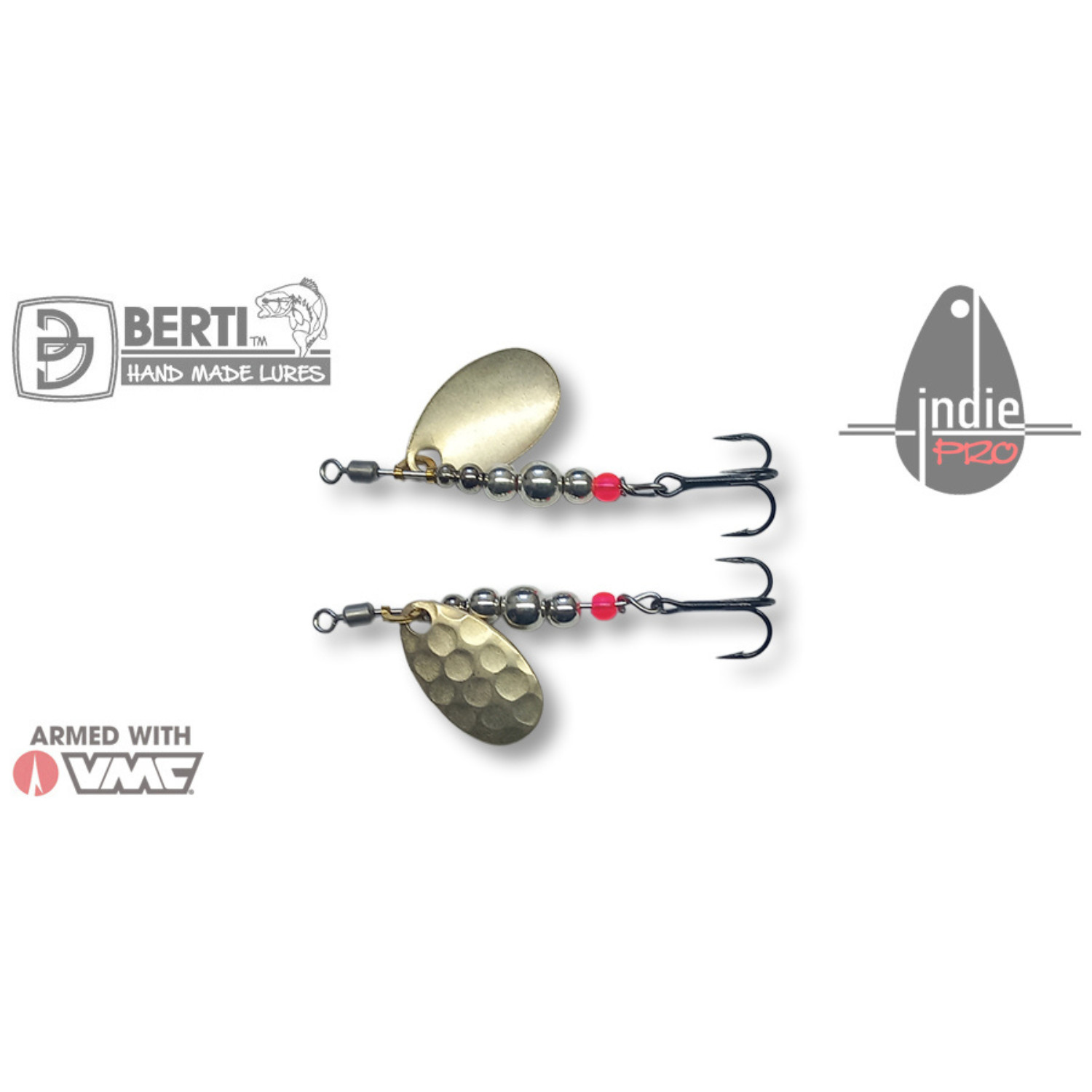 Въртяща блесна BERTI INDIE PRO SILVER 1.8 гр. / 18 мм.
