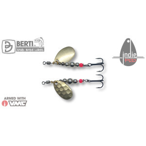Въртяща блесна BERTI INDIE PRO SILVER 1.8 гр. / 18 мм.