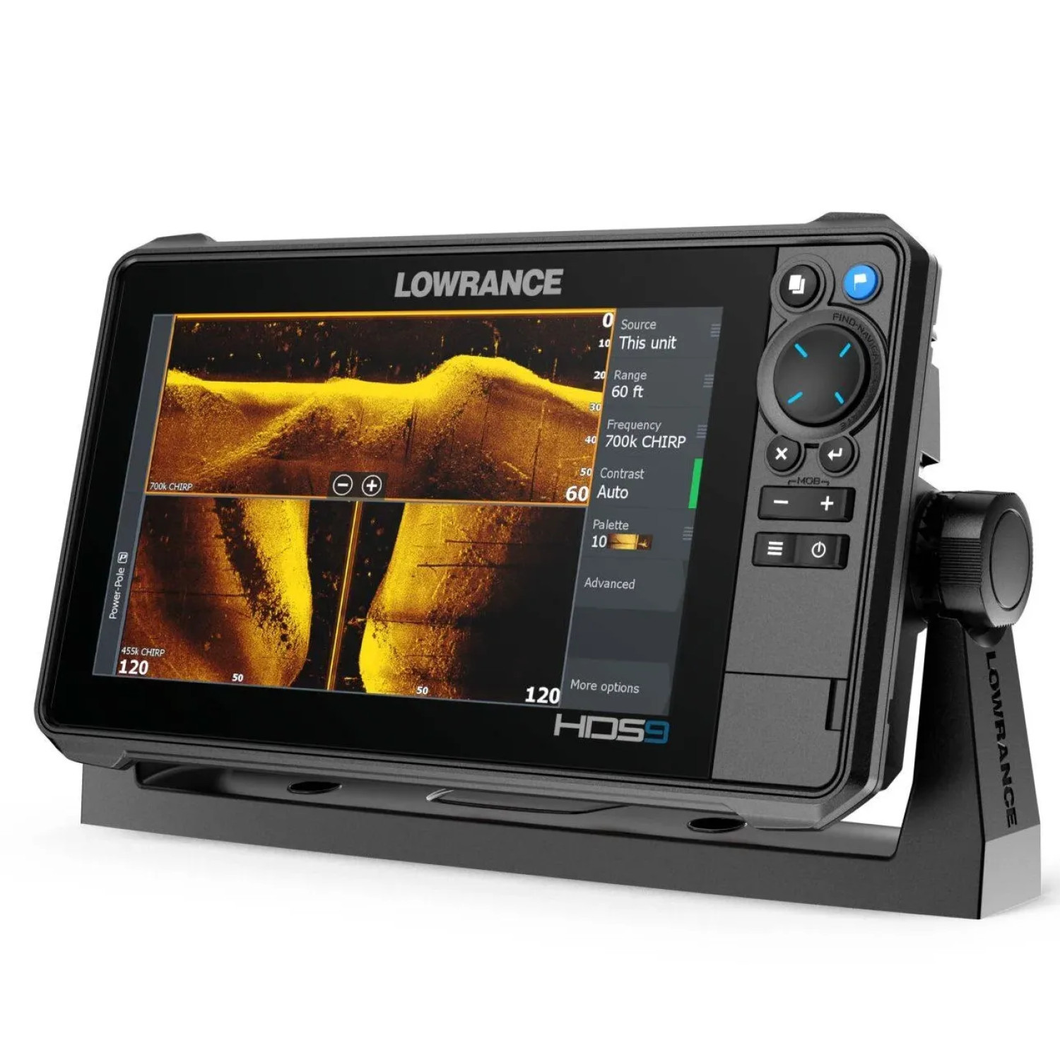 Сонар Lowrance HDS PRO 9′ Комбо  с 3-в-1 сонда